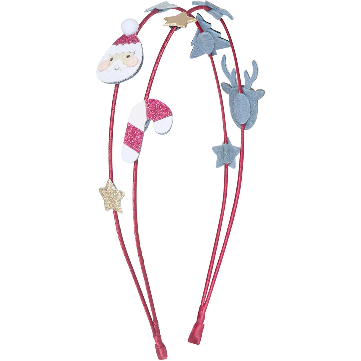 Mimi & Lula Dubbel Hårbøjle - Santa Christmas