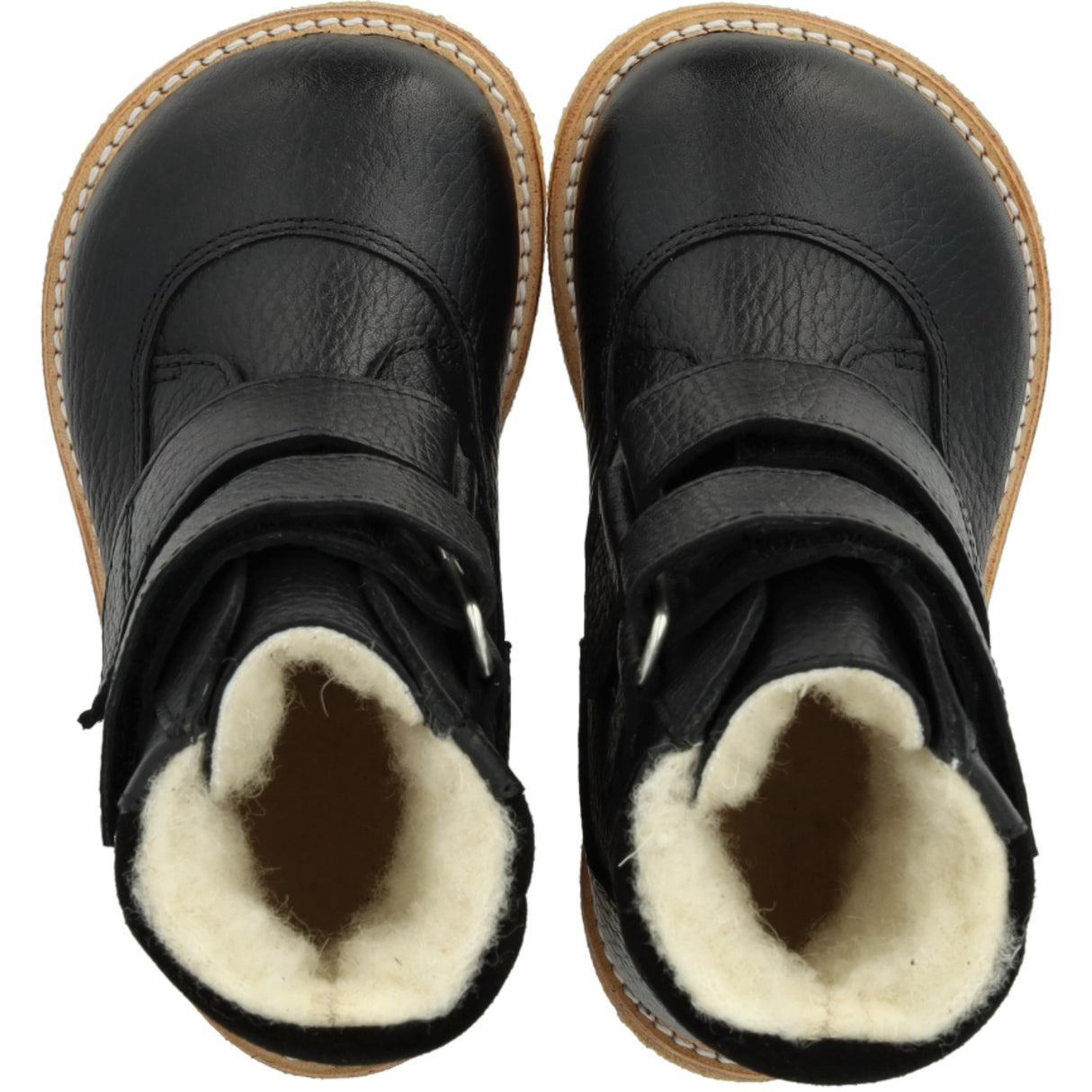 Angulus Black TEX Känga med kardborrestängning