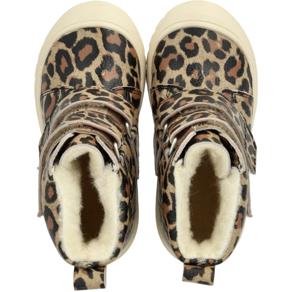 Angulus Beige Leo TEX känga med hjärttryck och ullfoder