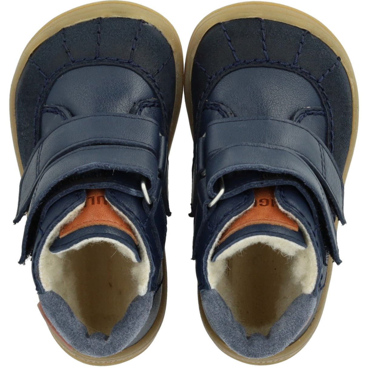 Angulus Navy/Tan/Blue Fog Nybörjare TEX-känga med kontrastsömmar