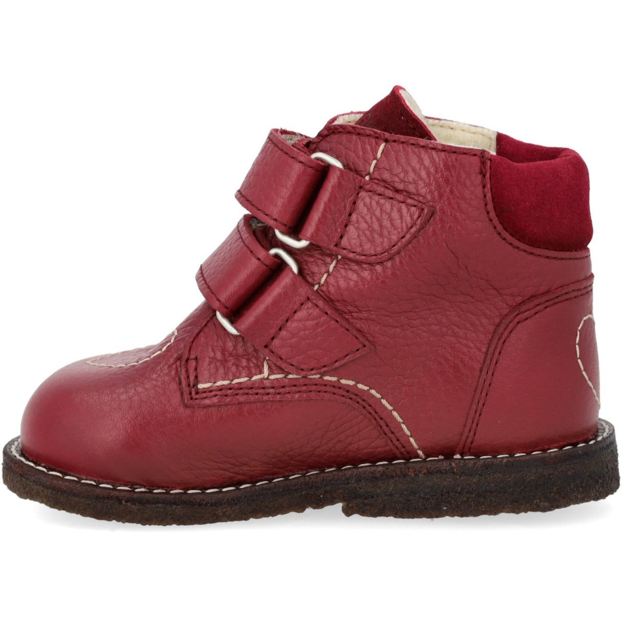 Angulus Berry/Berry Nybörjare TEX Känga med hjärta brodyr