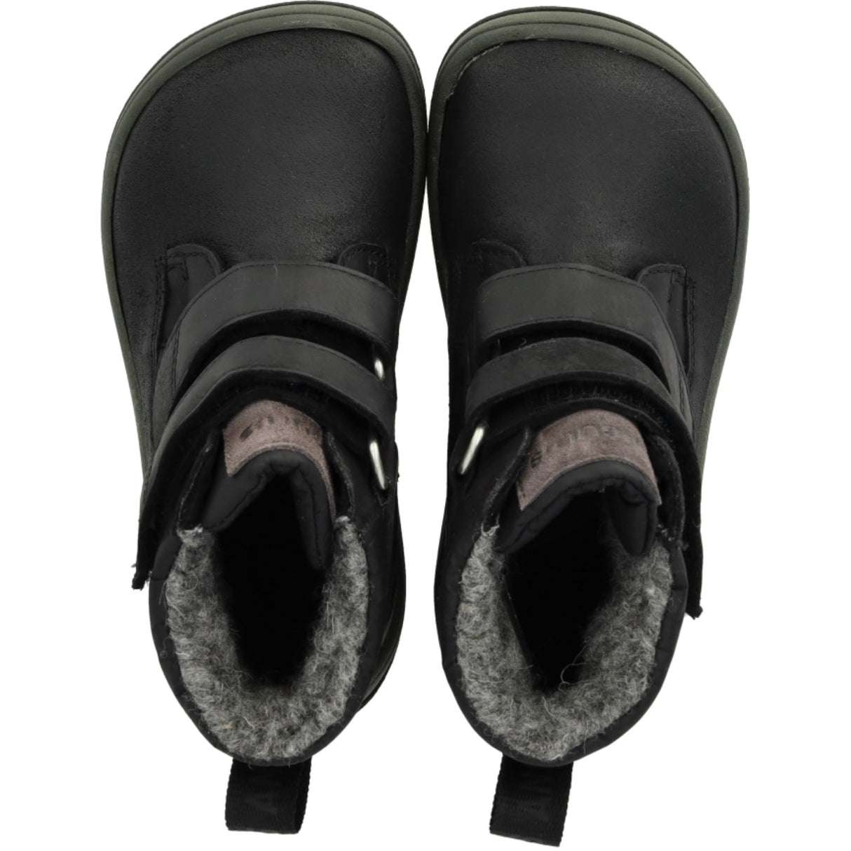 Angulus Svart/Mörkgrå TEX-känga i nylon med slitstarka läderdetaljer