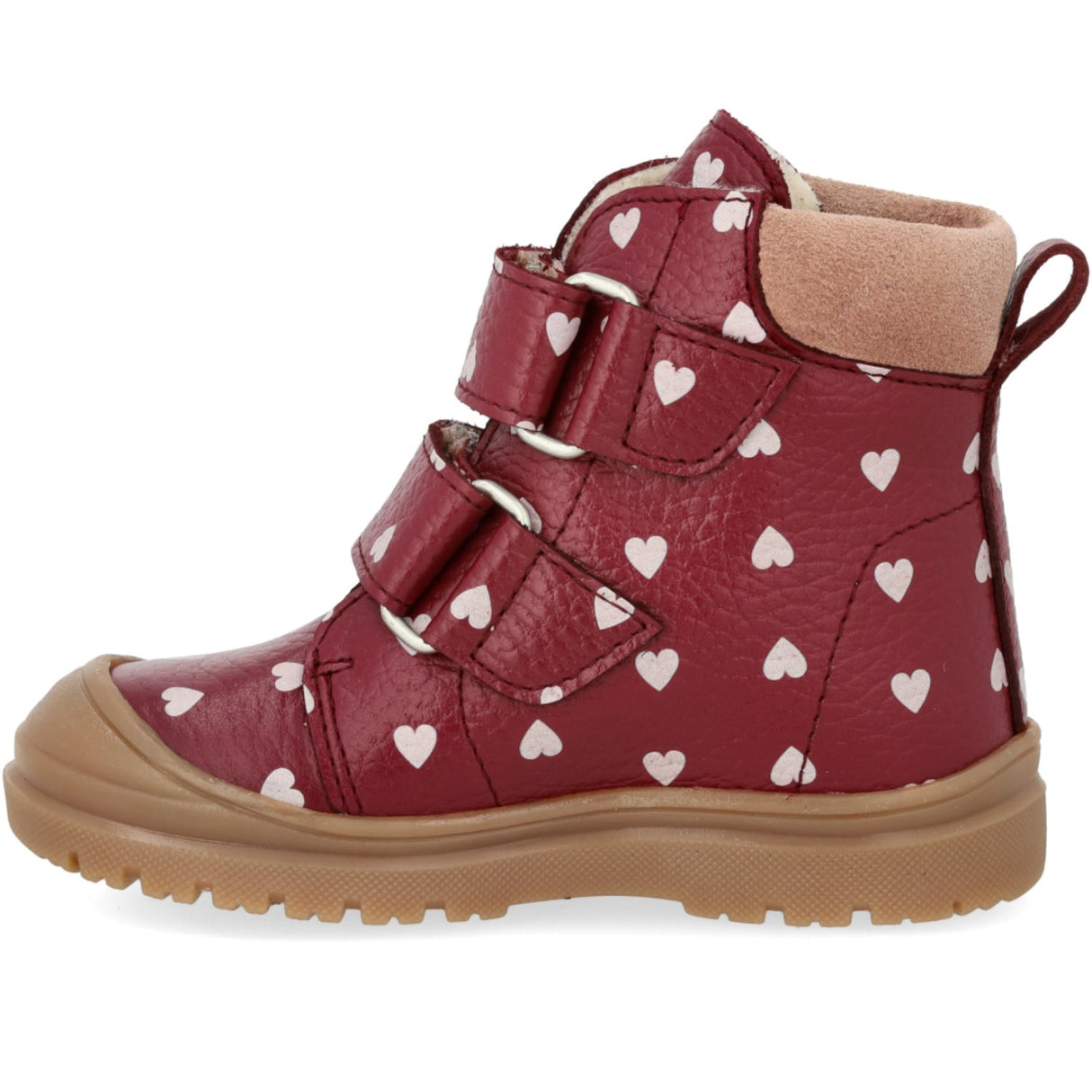 Angulus Berry Hearts/Rosebud Börjar TEX-støvle Med Print Och Merino Uldfoer