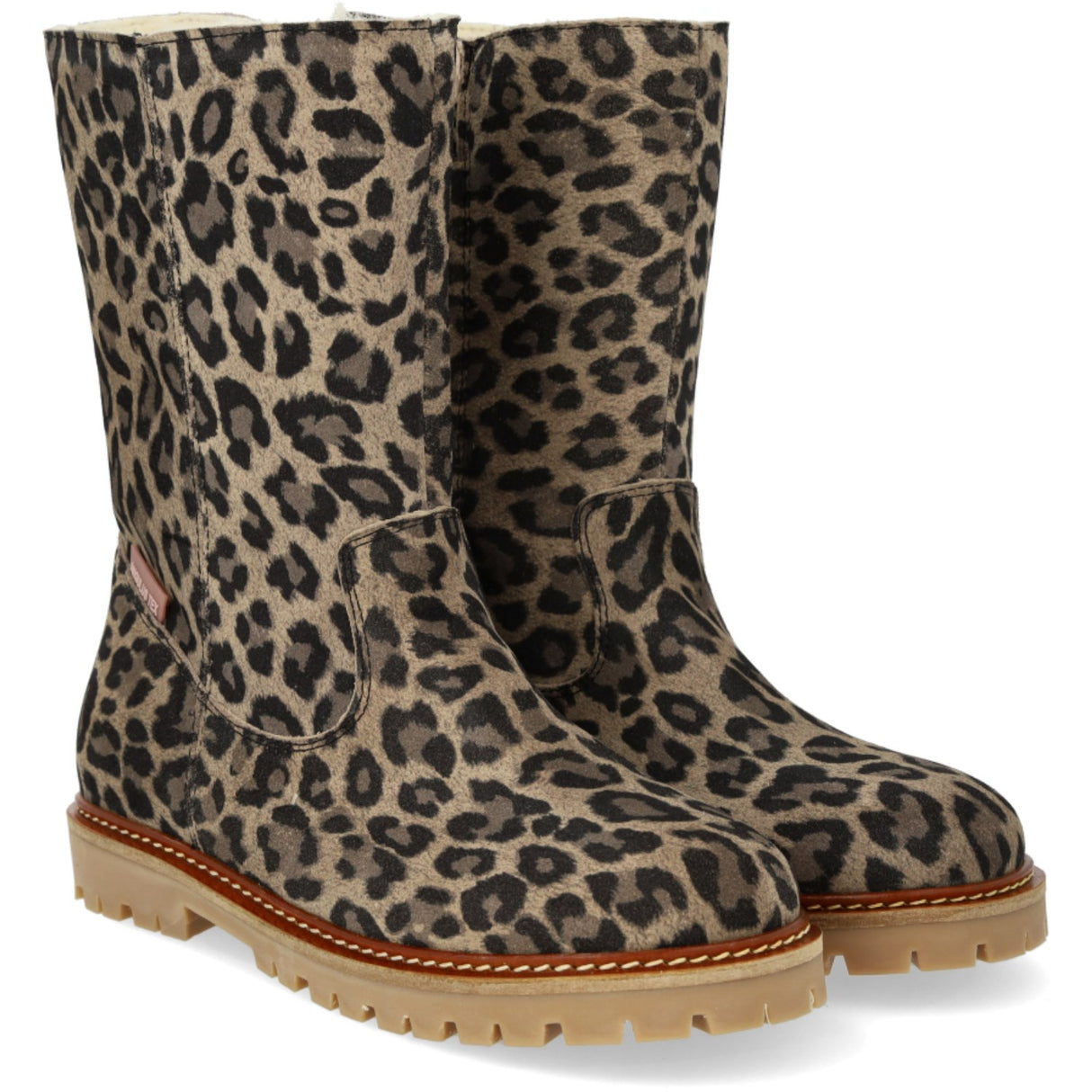 Angulus Beige Leo Classic Mid-High Mocka Känga