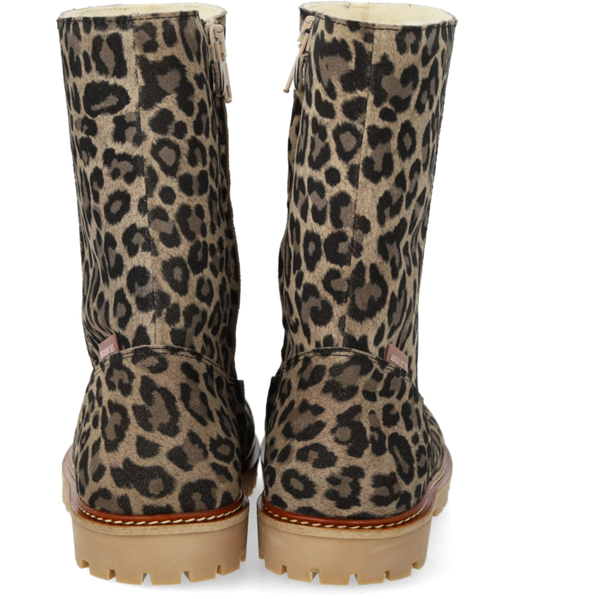 Angulus Beige Leo Classic Mid-High Mocka Känga