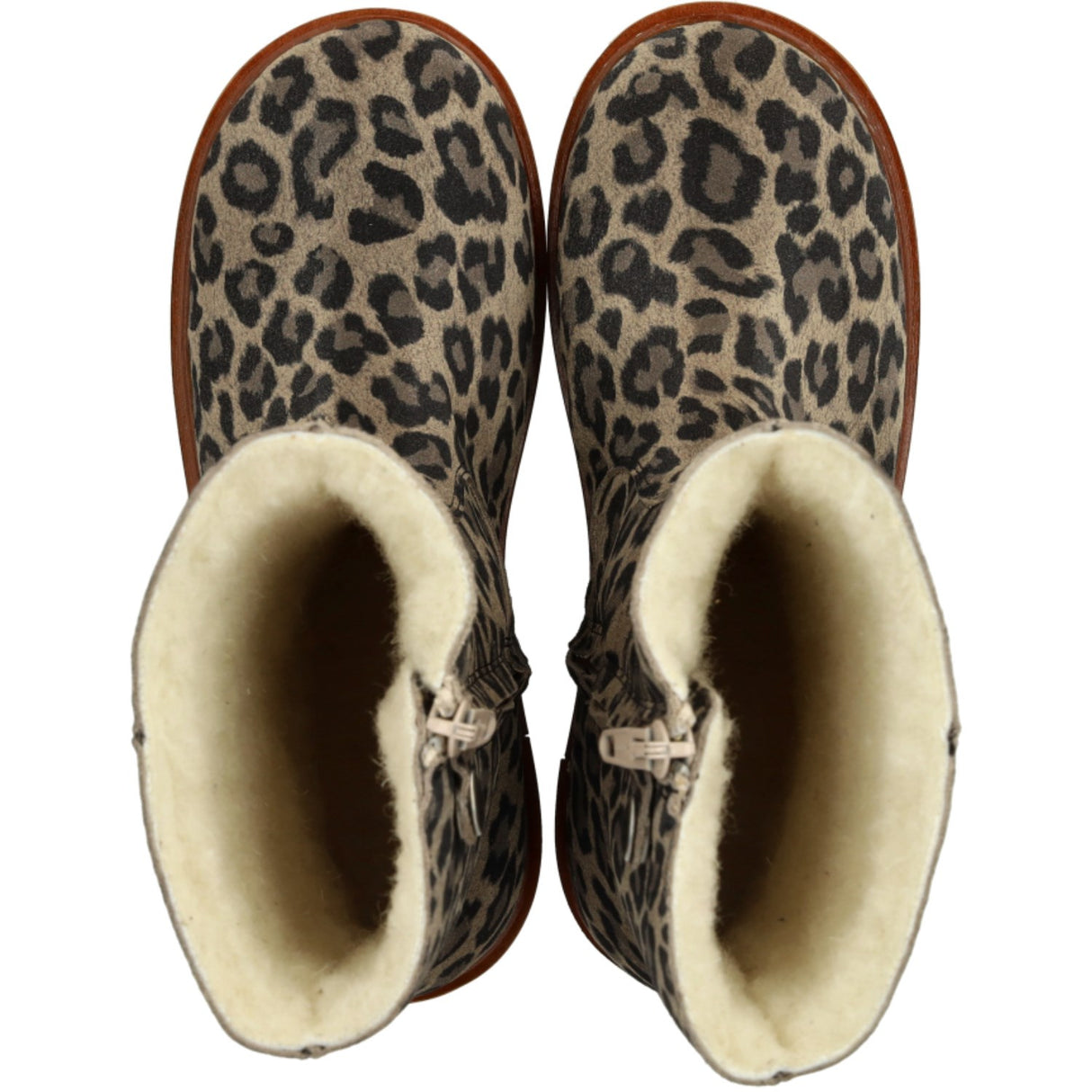 Angulus Beige Leo Classic Mid-High Mocka Känga