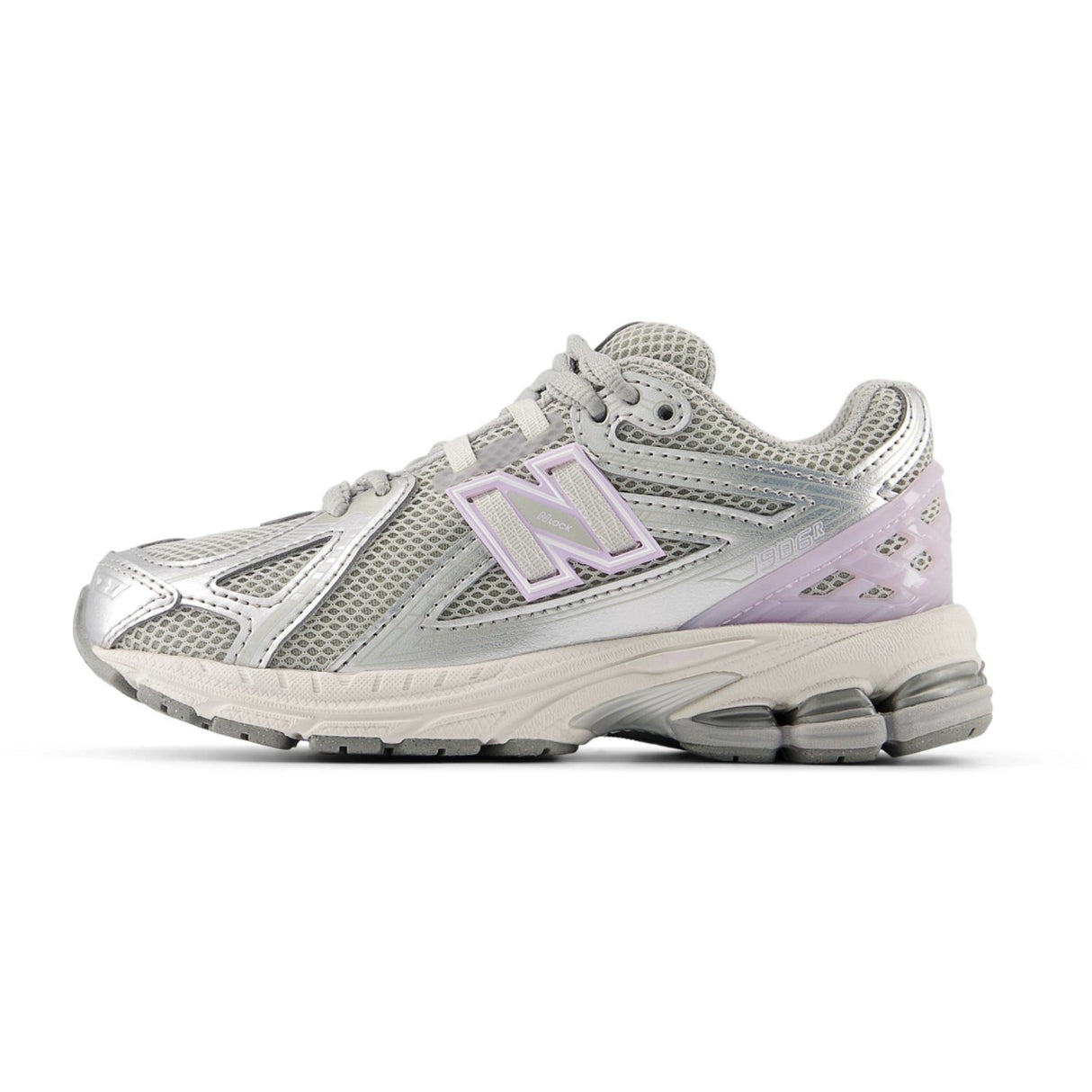 New Balance Silver Metallic 1906 Kids Lace Sneakers