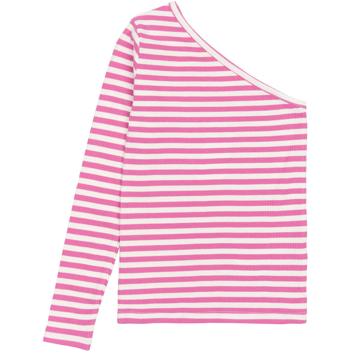 The New Ibis Rose Striped TNMoore One Shoulder Rib Tee