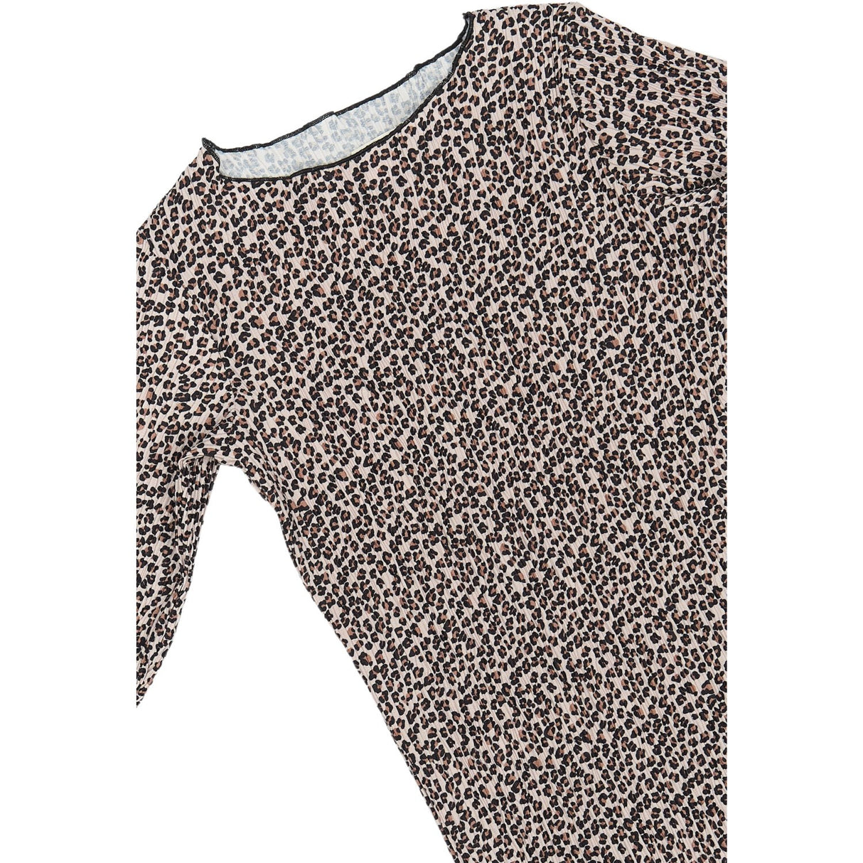 The New Feather Gray AOP TNPet L_S Pleat Klänning