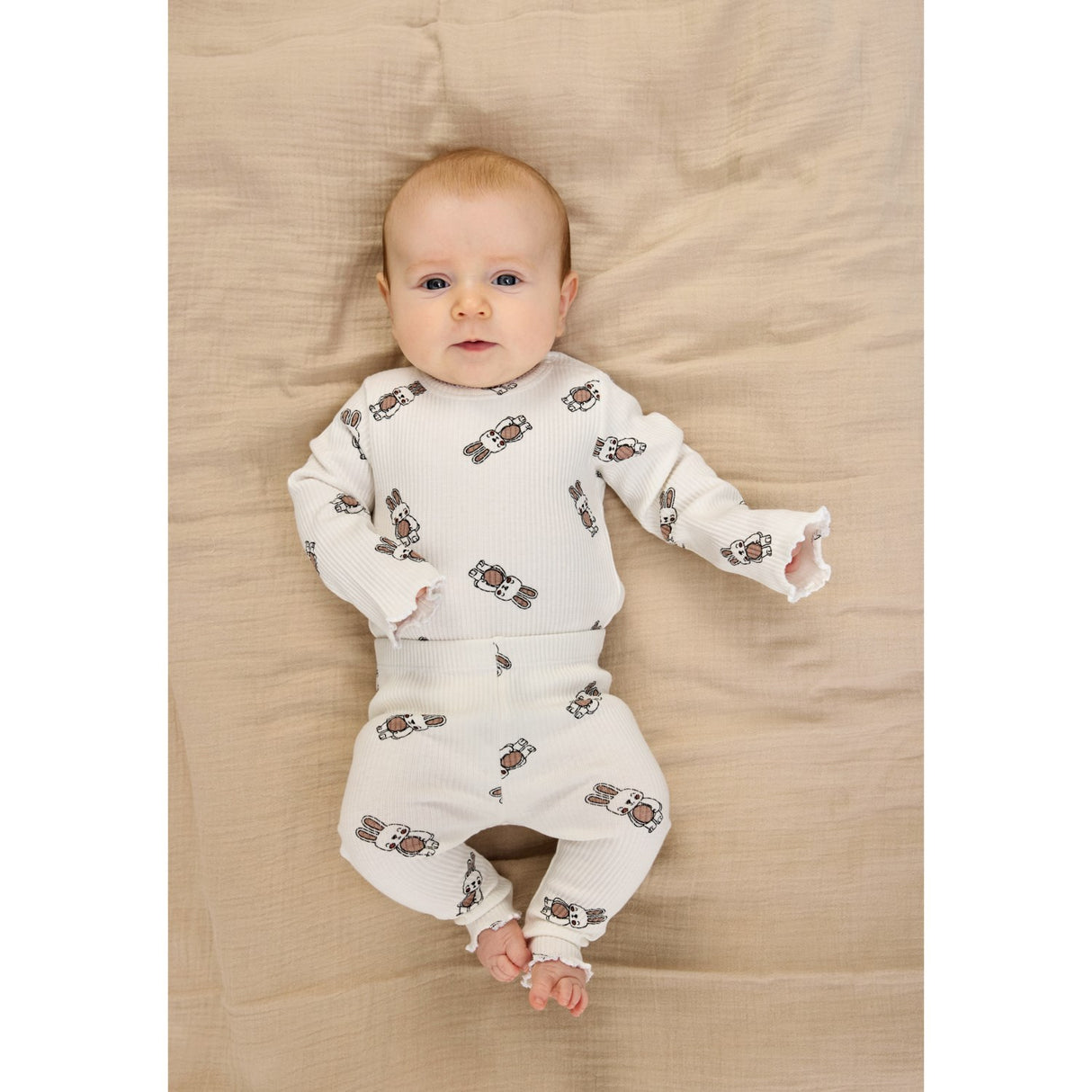 THE NEW Siblings Cloud Dancer AOP TNSBPippa Rib Leggings