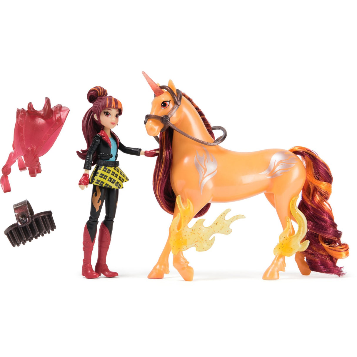 Unicorn Academy Uca Docka & Enhjørning V2 Valentina & Cinder