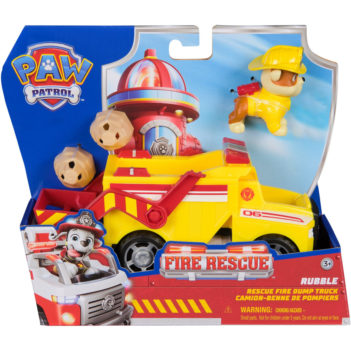 Paw Patrol Brandredning Fordon Rubble