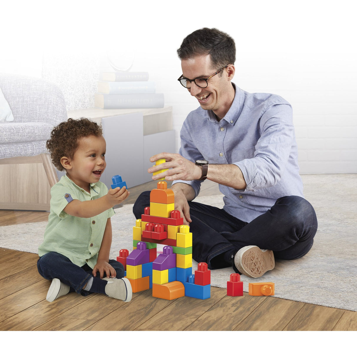 MEGA Bloks Stor First Builders-Pose Med Byggeklodser