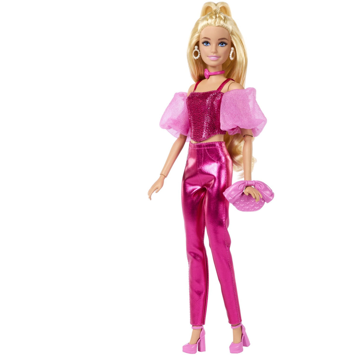 Barbie® Deluxe Lyserød Korset Blond Docka