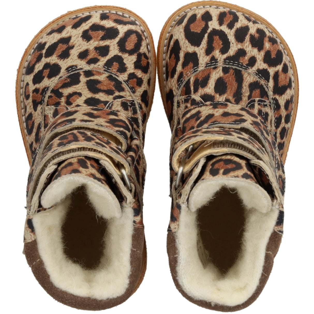 Angulus Beige Leo/Taupe TEX Känga med kardborreknäppning