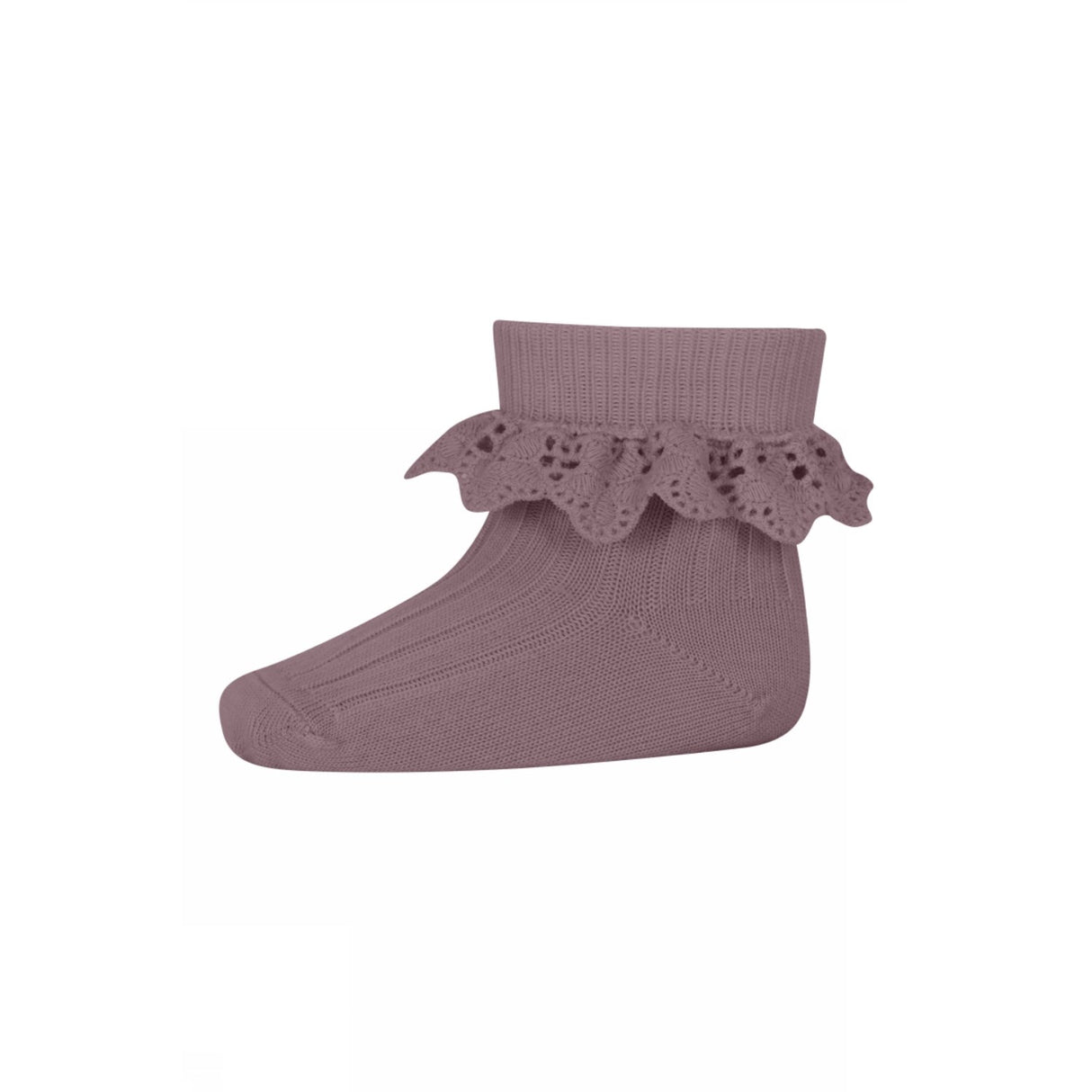 Mp Danmark Dark Purple Dove Lea Strumpor Lace