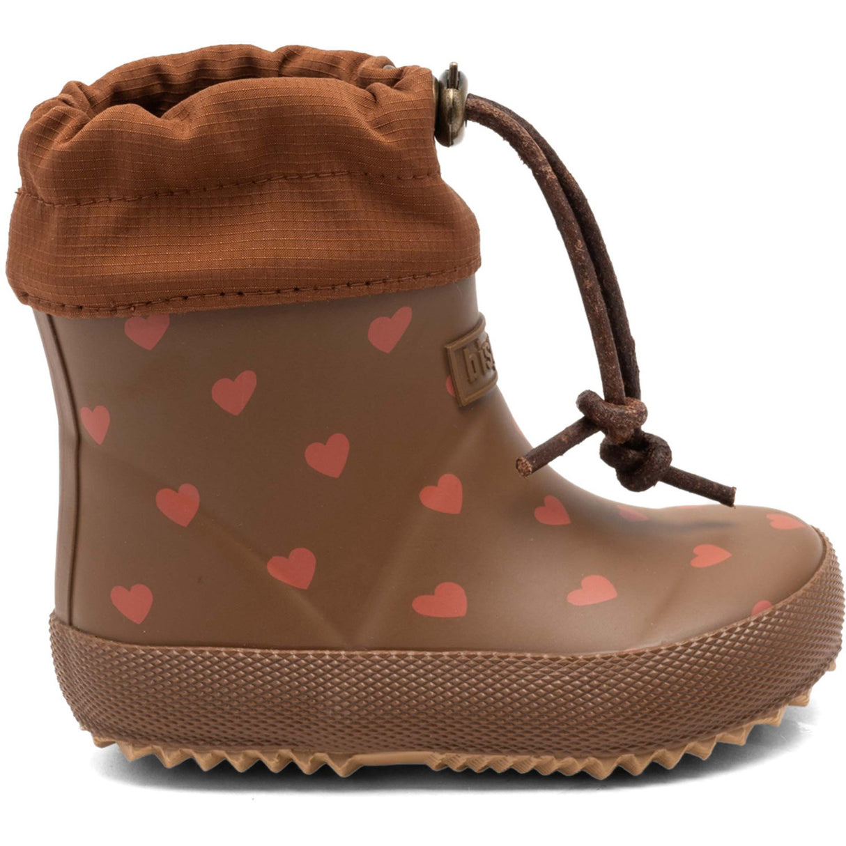 Bisgaard Chocolate Heartbeat Baby Thermo Rubber Rubber Stövlar