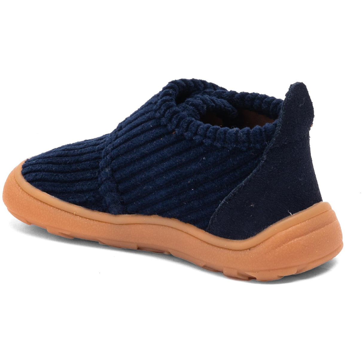 Bisgaard Navy Corduroy Barefoot Basic Home Skor