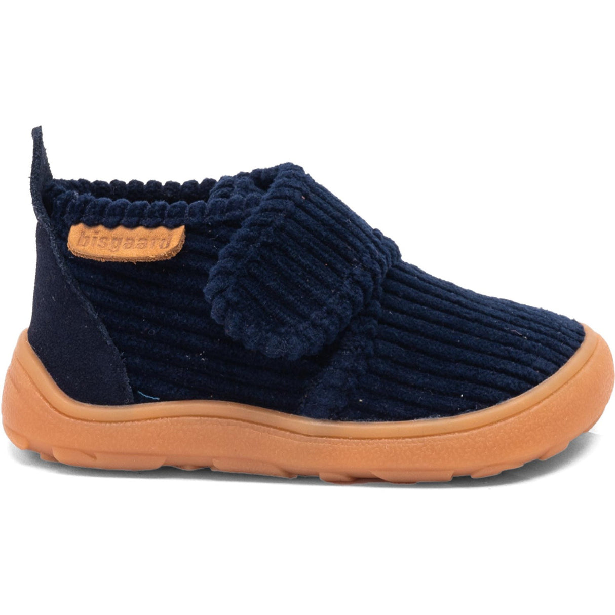 Bisgaard Navy Corduroy Barefoot Basic Home Skor