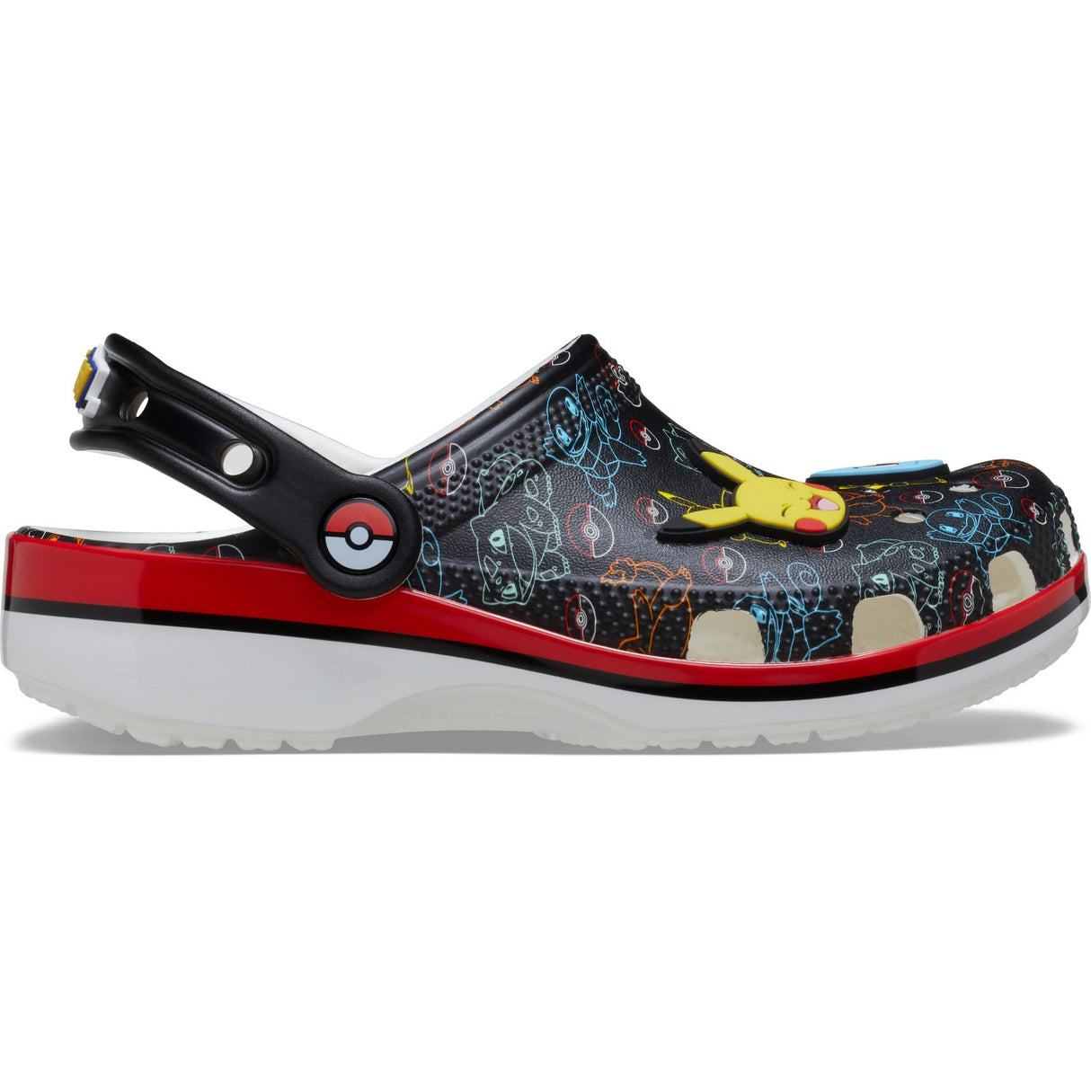 Crocs Multi Pokemon Print Classic Clog