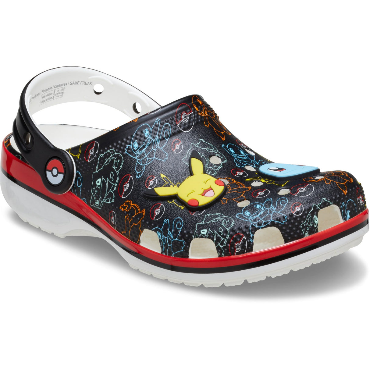 Crocs Multi Pokemon Print Classic Clog