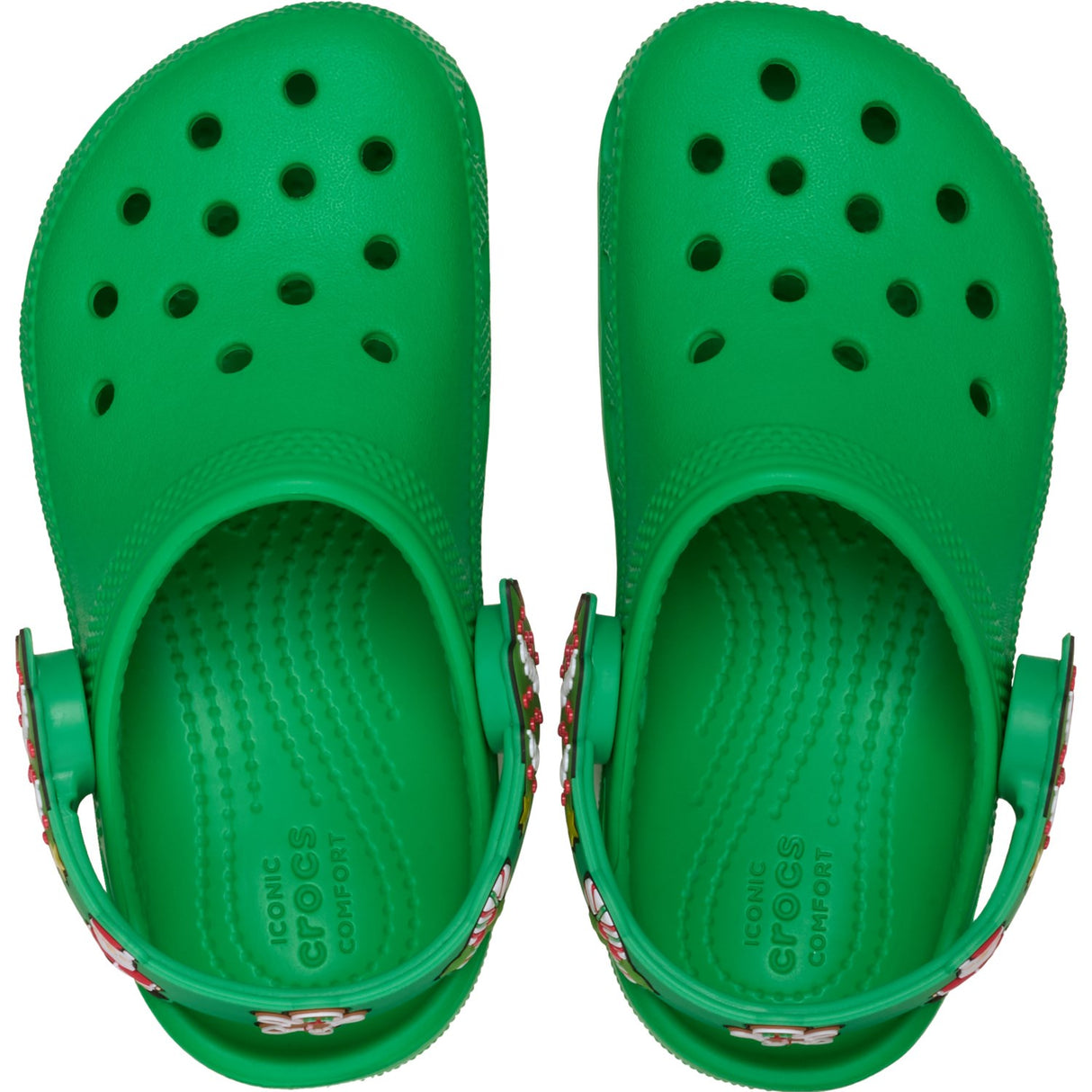 Crocs Grass Green Classic Holiday Icons Lights