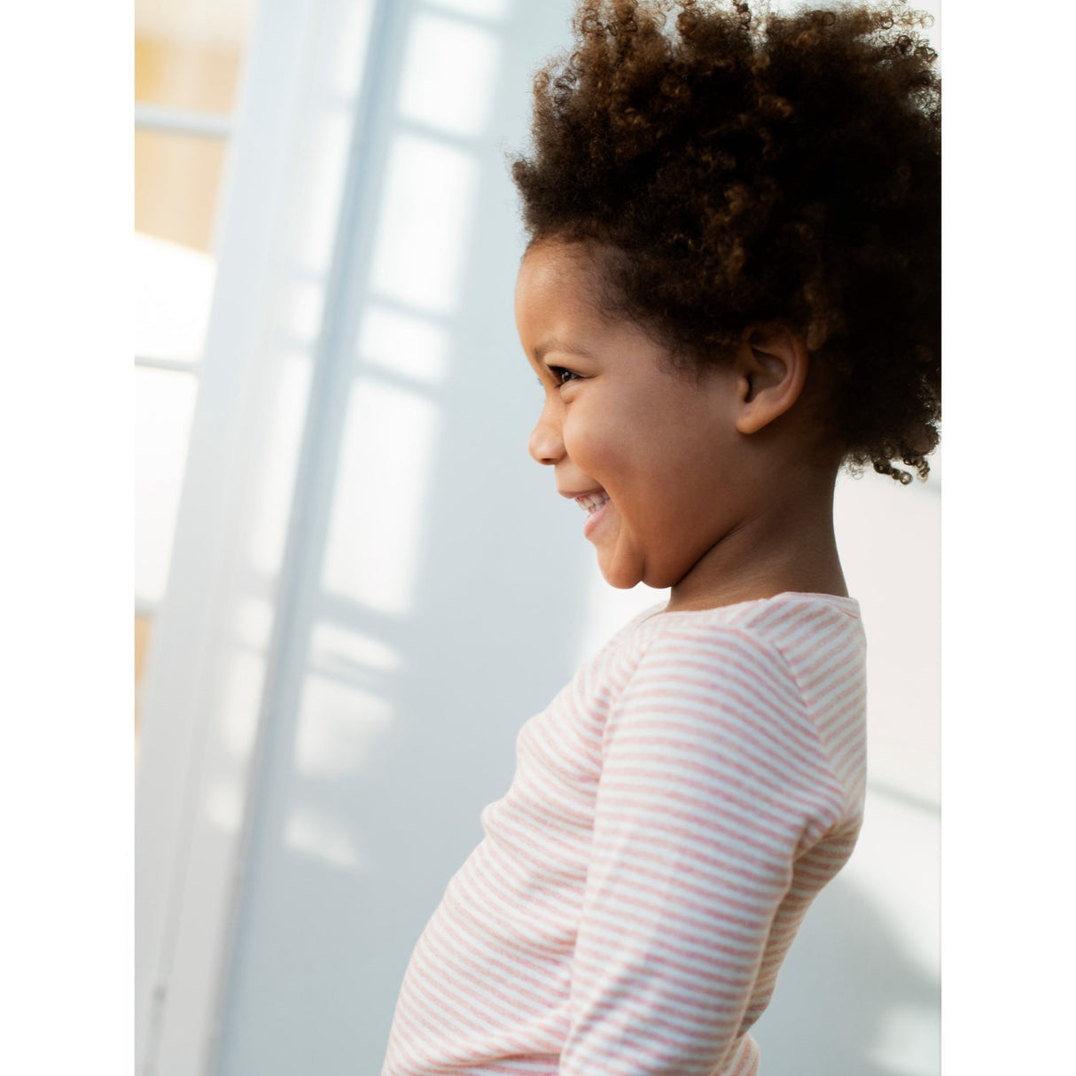 Serendipity Coral/Offwhite Slim Blus Stripe