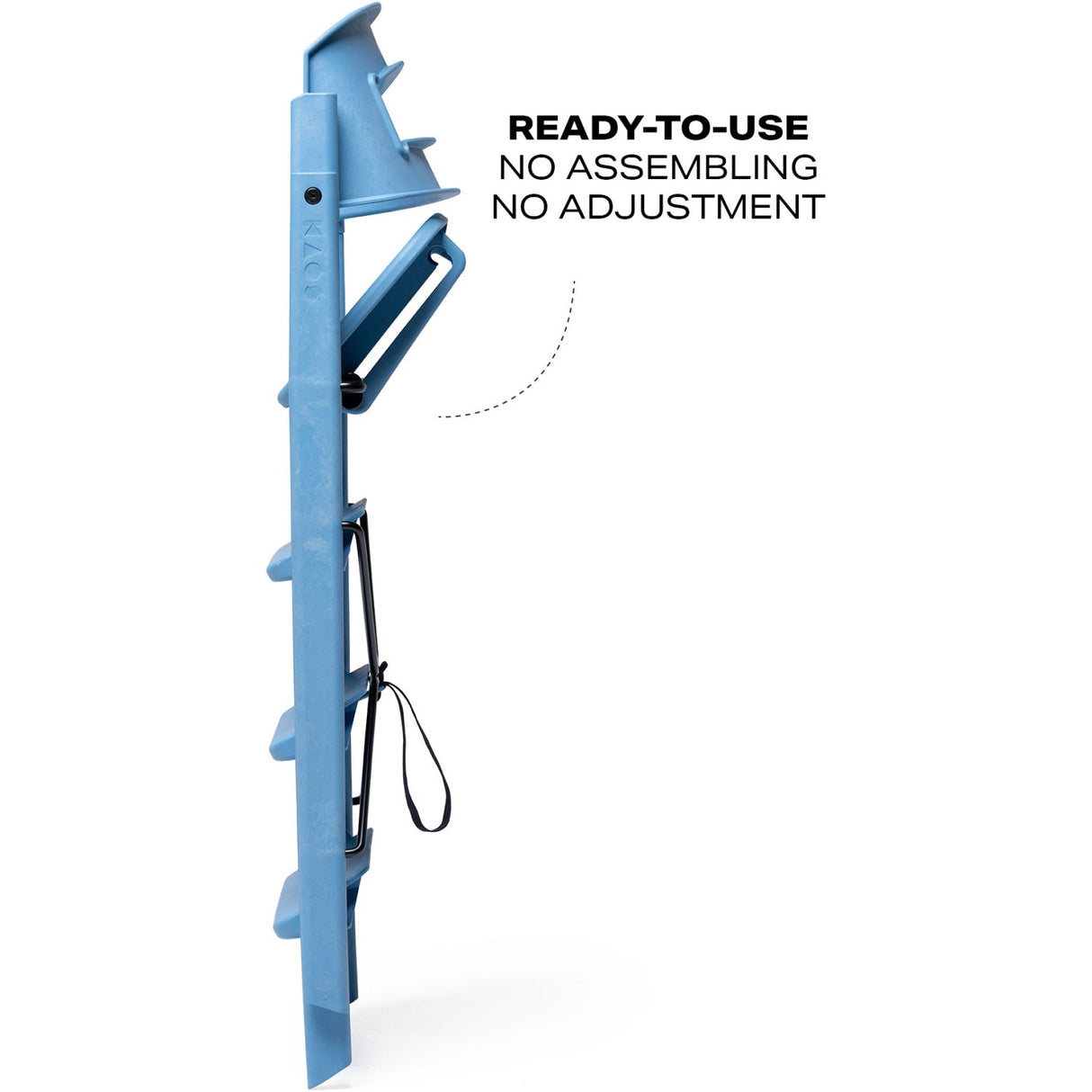 KAOS Swedish Blue Klapp High Stol Recycled