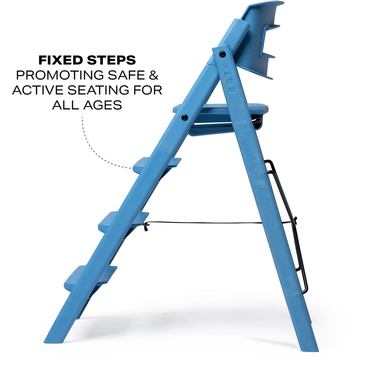 KAOS Swedish Blue Klapp High Stol Recycled