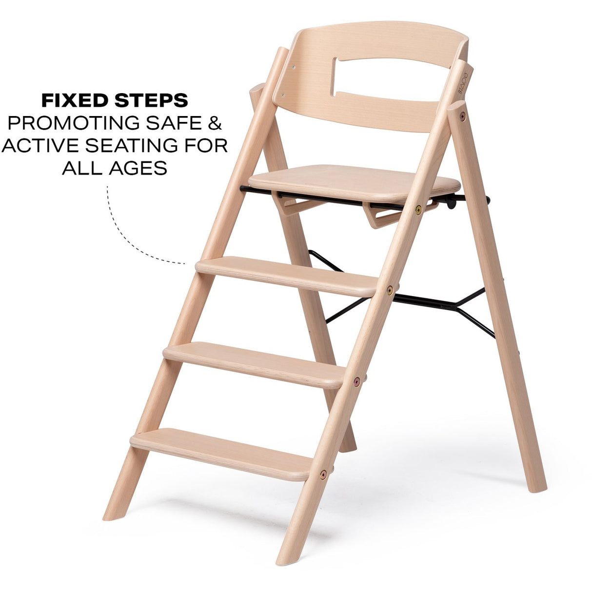 KAOS Natural Klapp High Stol Bok