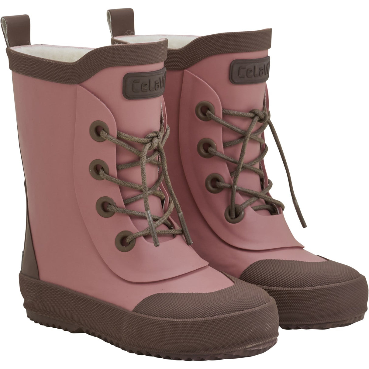 CeLaVi Brick Dust Termisk Gummistövlar W. Ull Lining