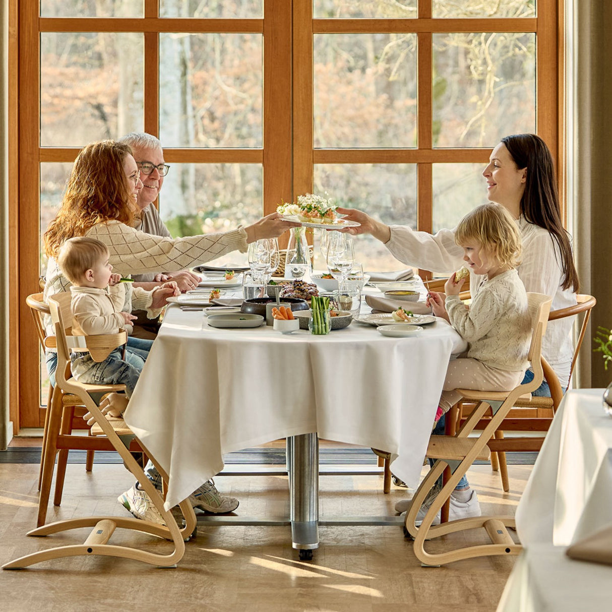 Leander Oak Nature Leander Louie™ Barnstol Uden Klädhängare