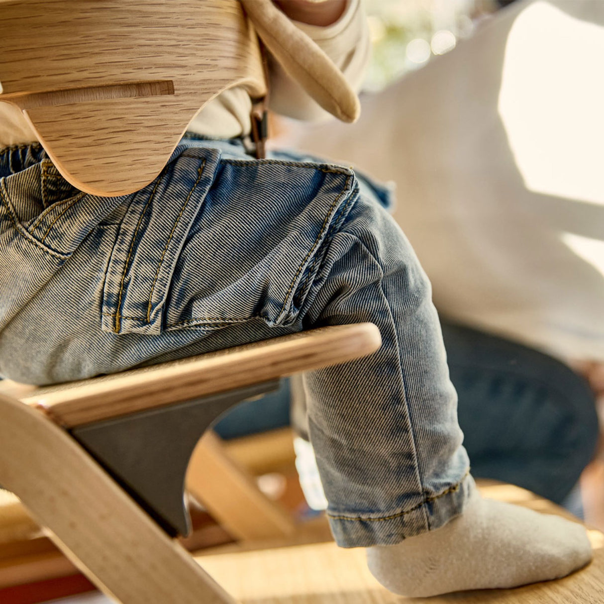 Leander Oak Nature Leander Louie™ Barnstol Uden Klädhängare