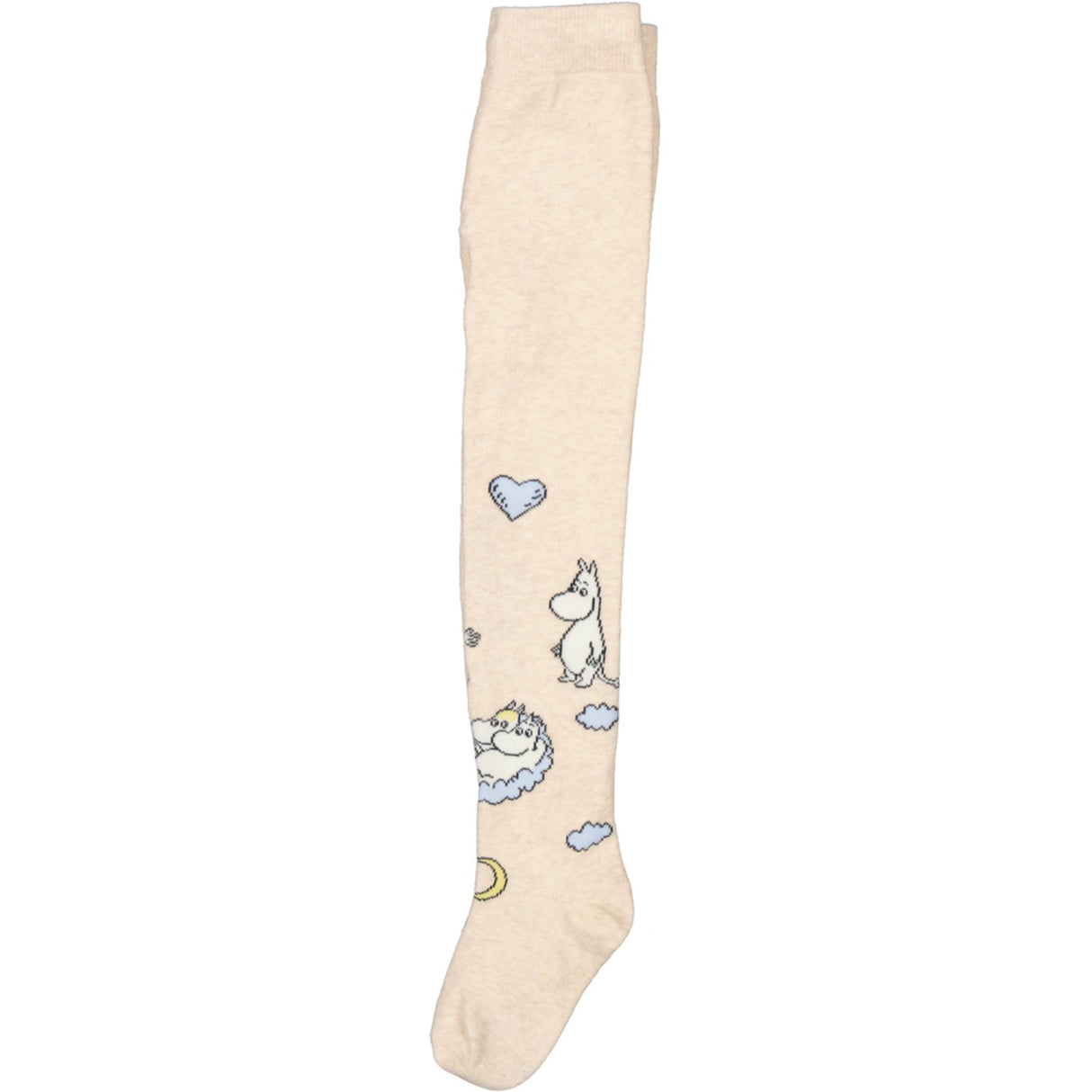 MarMar Tights Jacquard Beige Mel. Moomin Strumpbyxar Jacquard