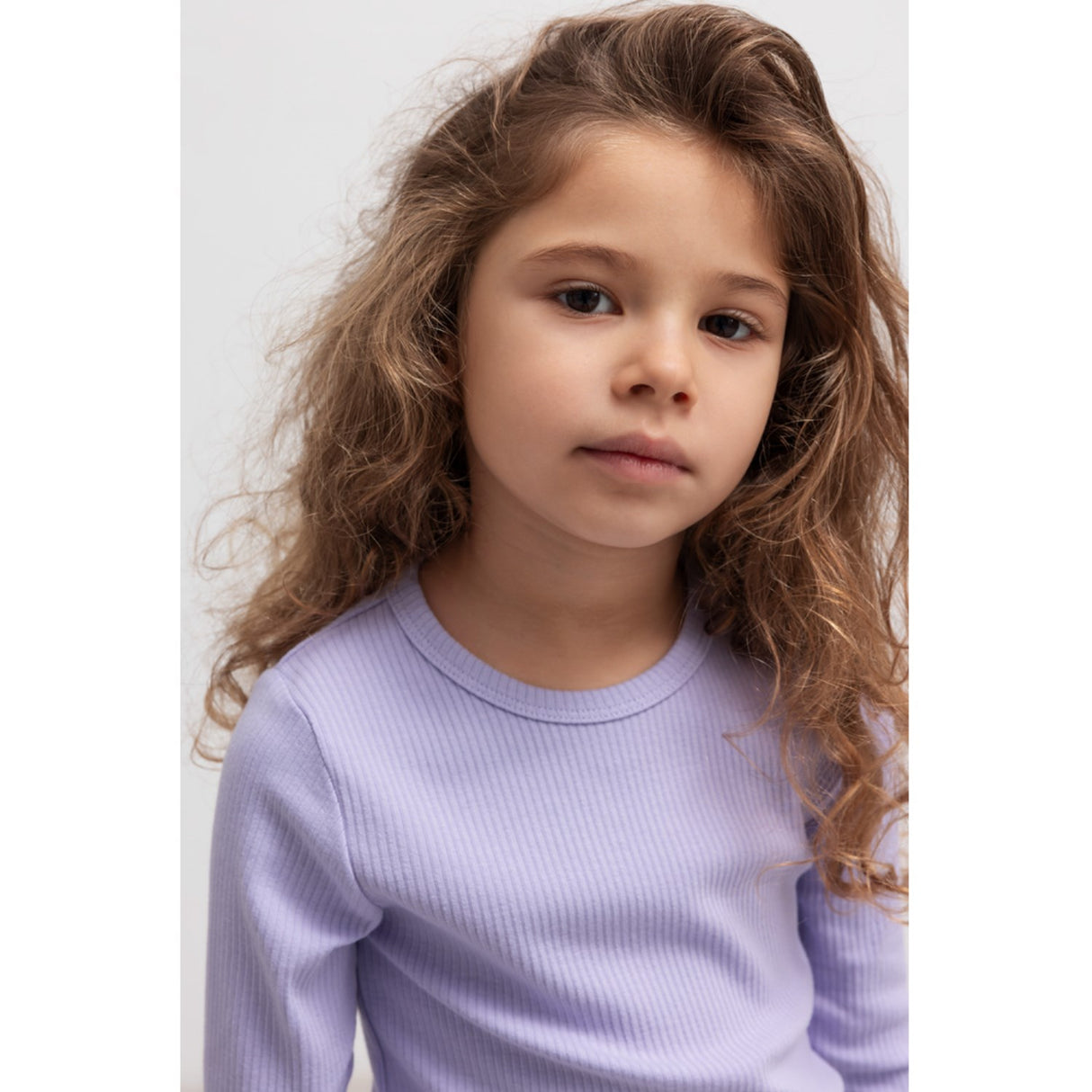 MarMar Modal Soft Lavender Plain Tee LS