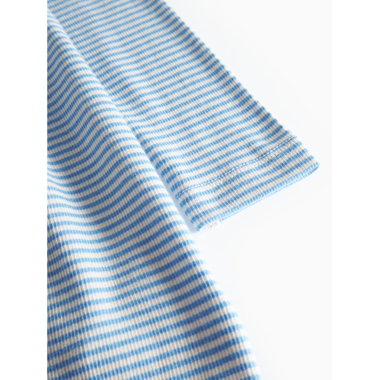 MarMar Modal Fine Rib Blue Stripe Dama LS Klänning