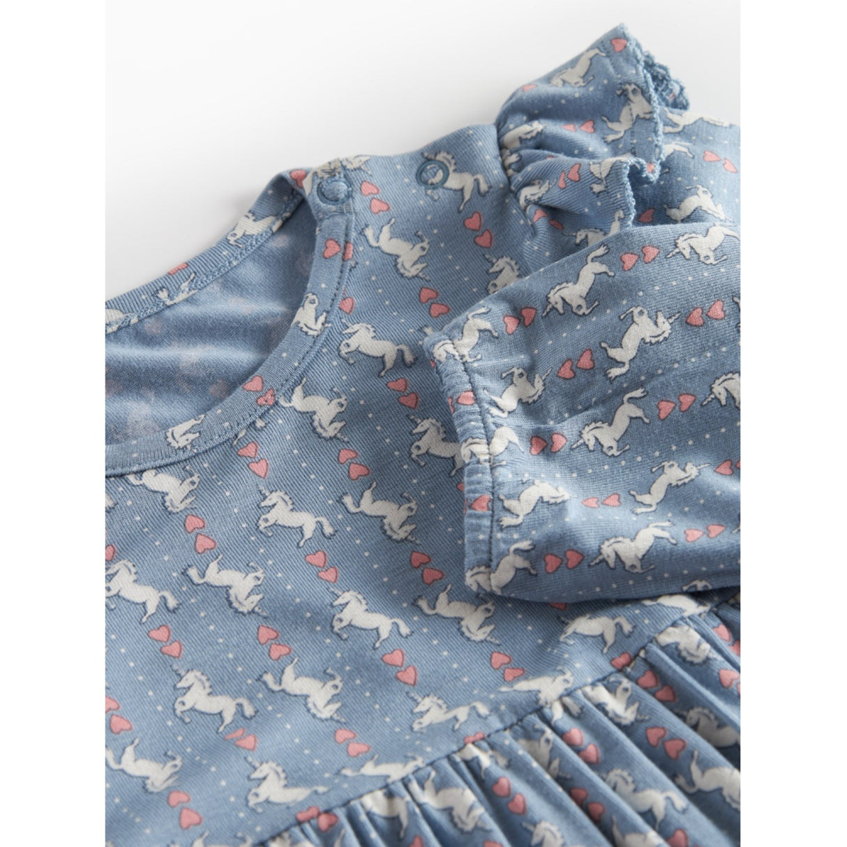 MarMar Smooth Jersey Unicorn Dream Ramona Frill LS Klänning