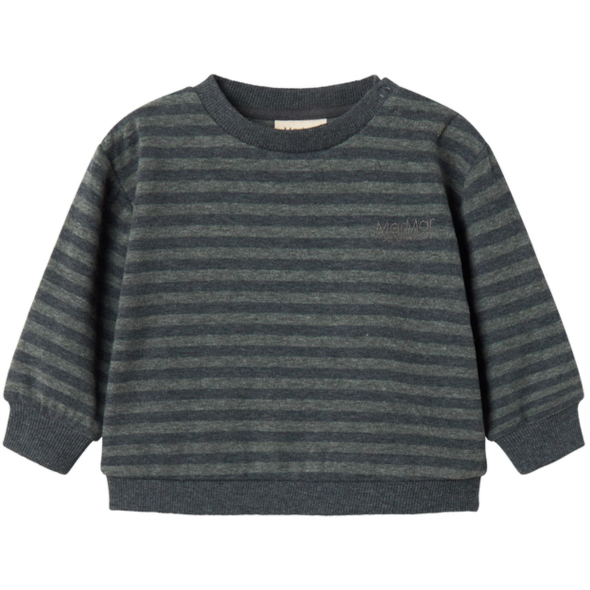 MarMar Modal Sweat Forest Stripe Mel. Tammas B Blus