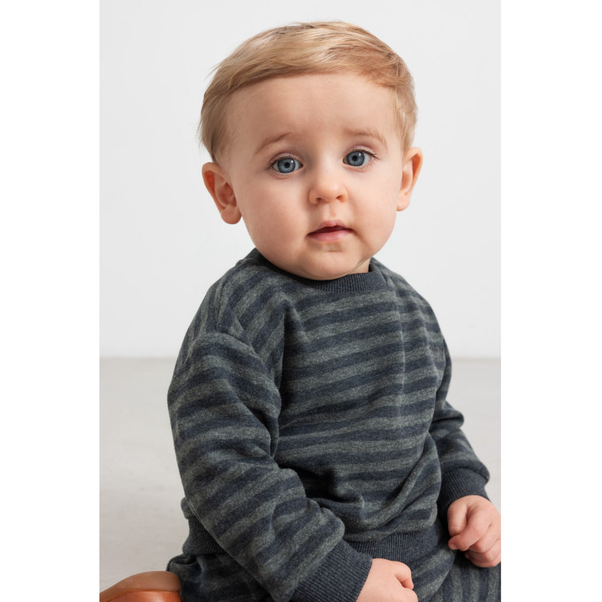 MarMar Modal Sweat Forest Stripe Mel. Tammas B Blus