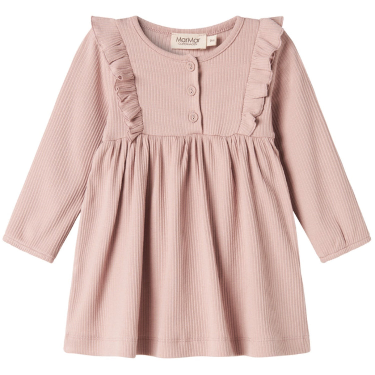 MarMar Modal Faded Rose Rosa Frill Klänning