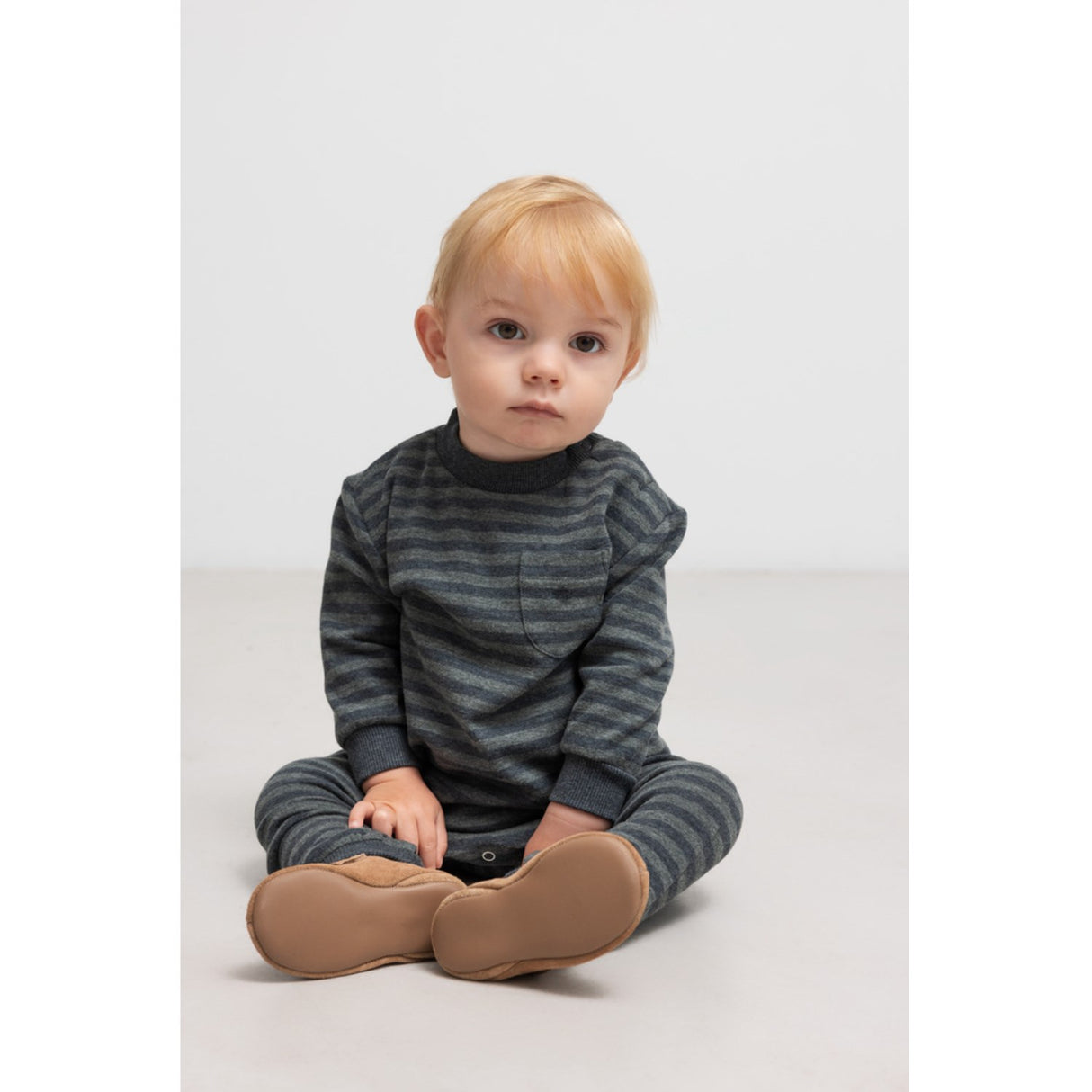 MarMar Modal Sweat Forest Stripe Mel. Tammas B Blus