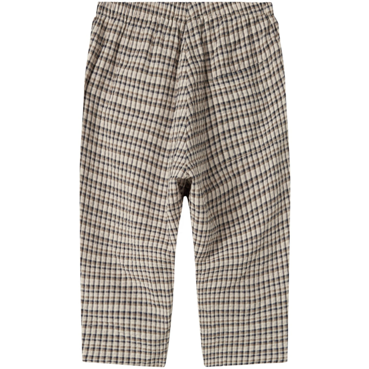 MarMar Seersucker Check Pilot Navy Check Palle Byxor