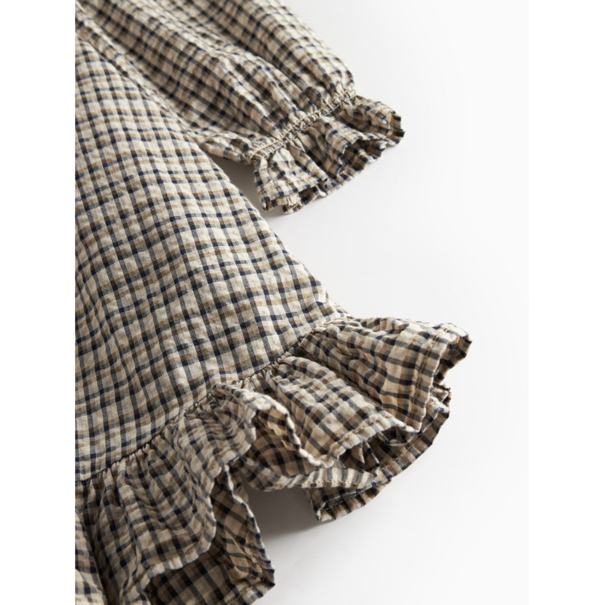 MarMar Seersucker Check Pilot Navy Check Dalina Klänning