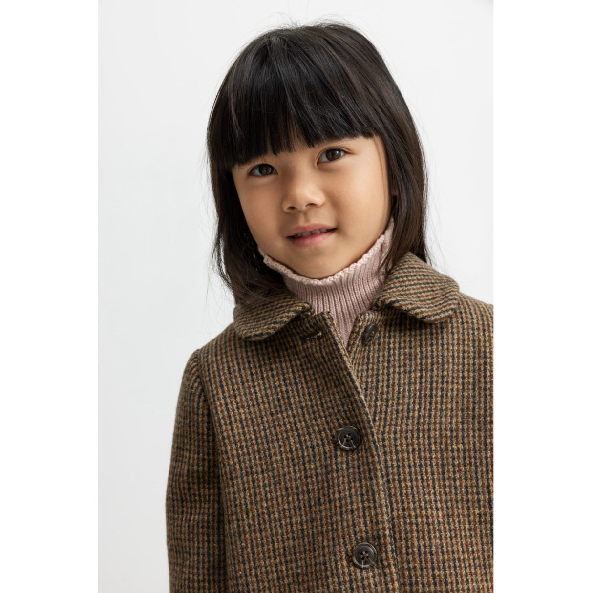 MarMar Wool Check Earthy Check Olive Jacka