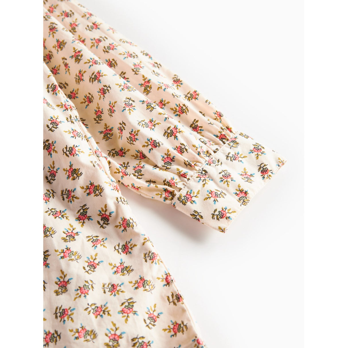 MarMar Poplin Japanese Flower Drine LS Klänning