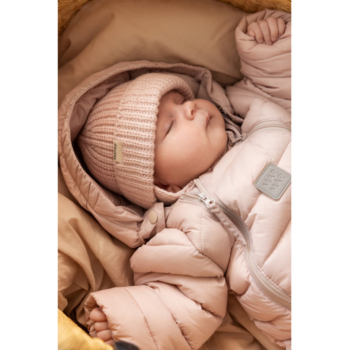 MarMar Heavy Knit Fisherman Cream Taupe Atlas Stickad Mössa