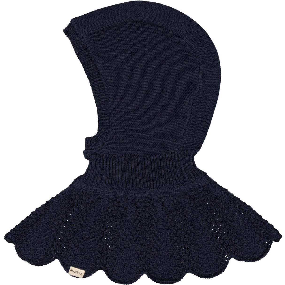 MarMar Light Cotton Wool Lace Ink Adalyn Stickad Mössa