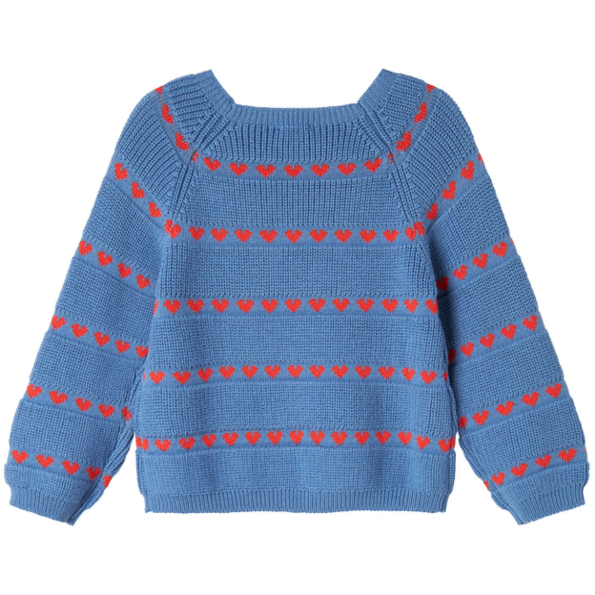 MarMar Light Cotton Wool Pattern Heaven Hearts Torin Stickad