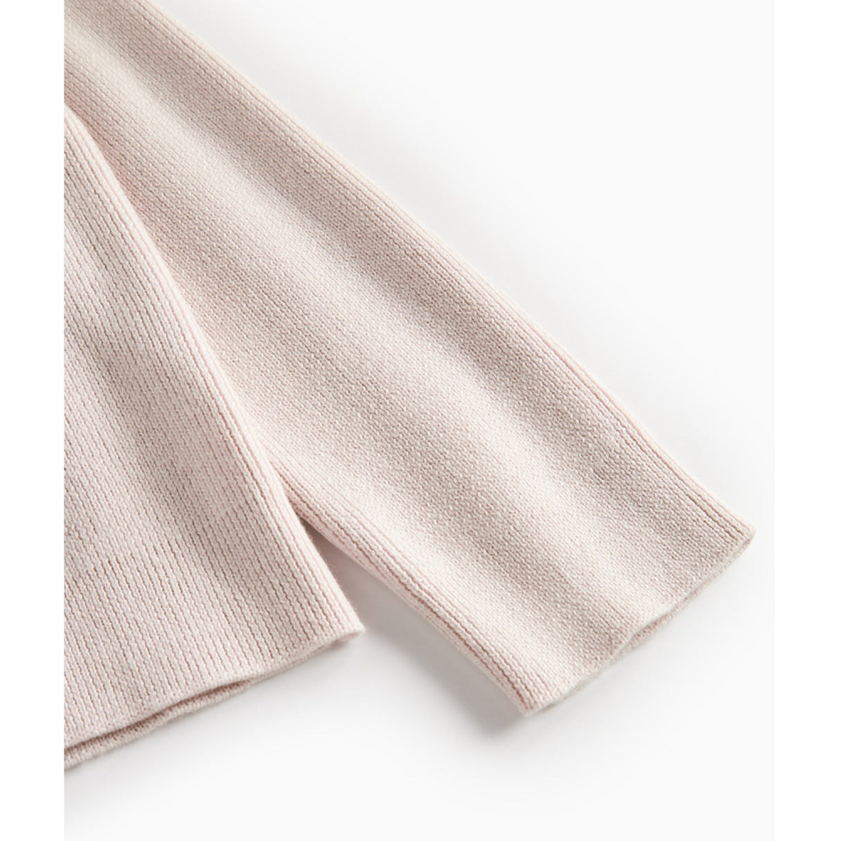 MarMar Light Cotton Wool Rib Vanilla Tilda Stickad Cardigan