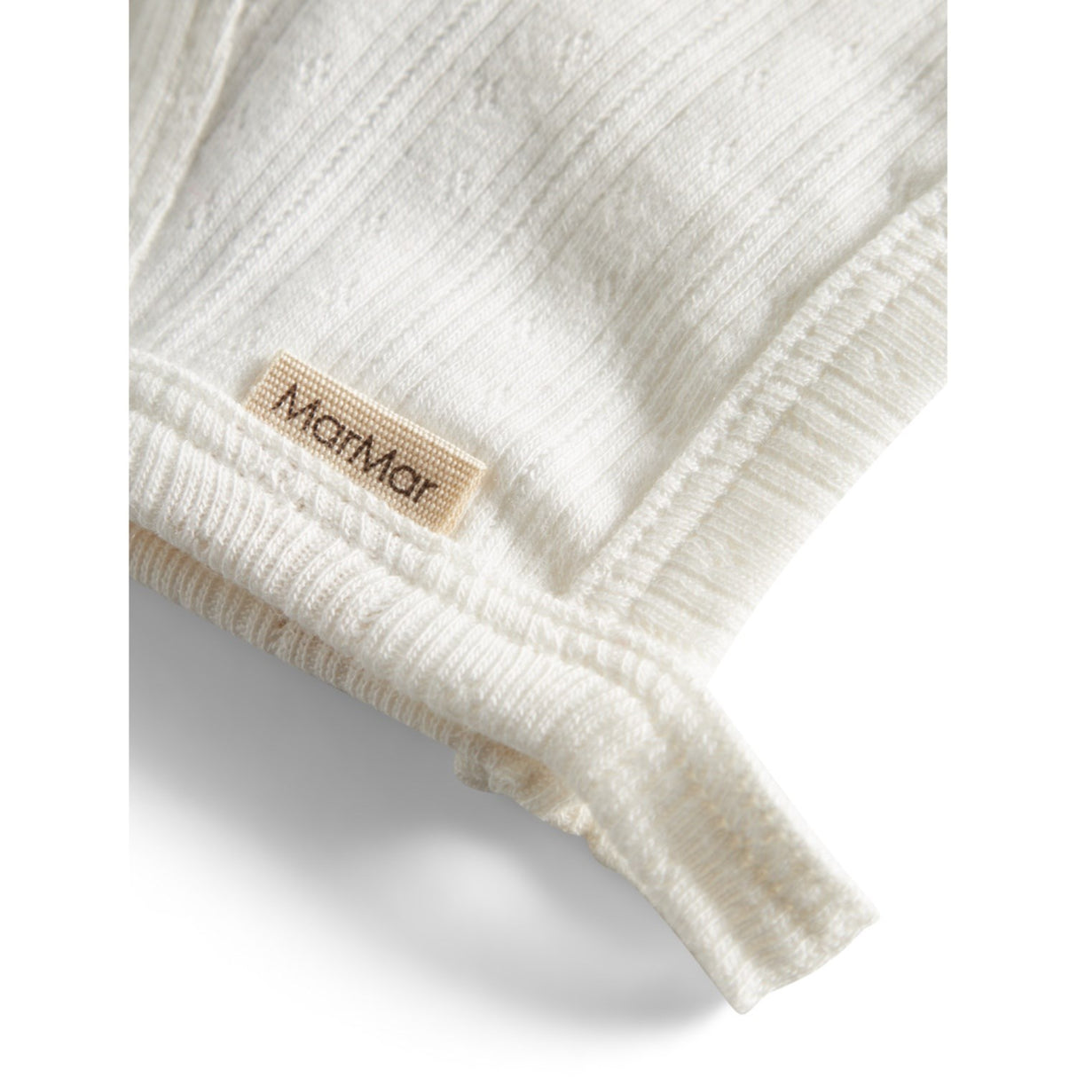 MarMar Modal Pointelle Gentle White Mössa
